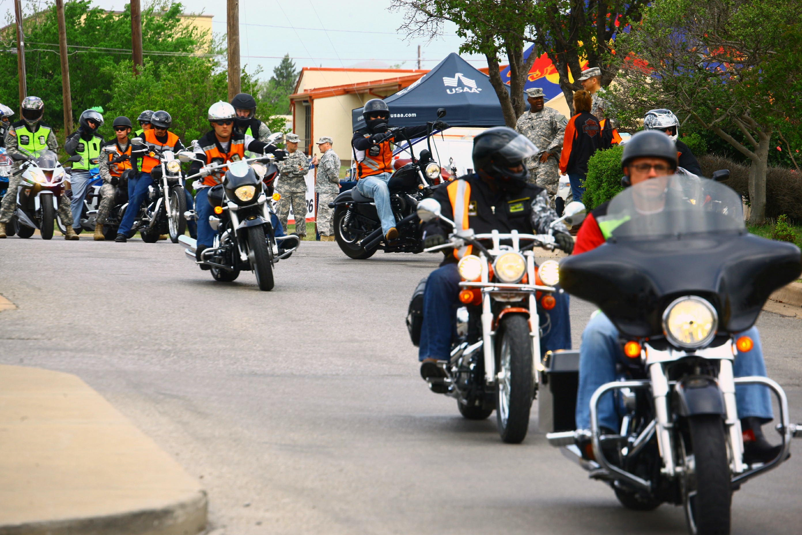 Bikers tour Southwest Oklahoma Article The United States Army