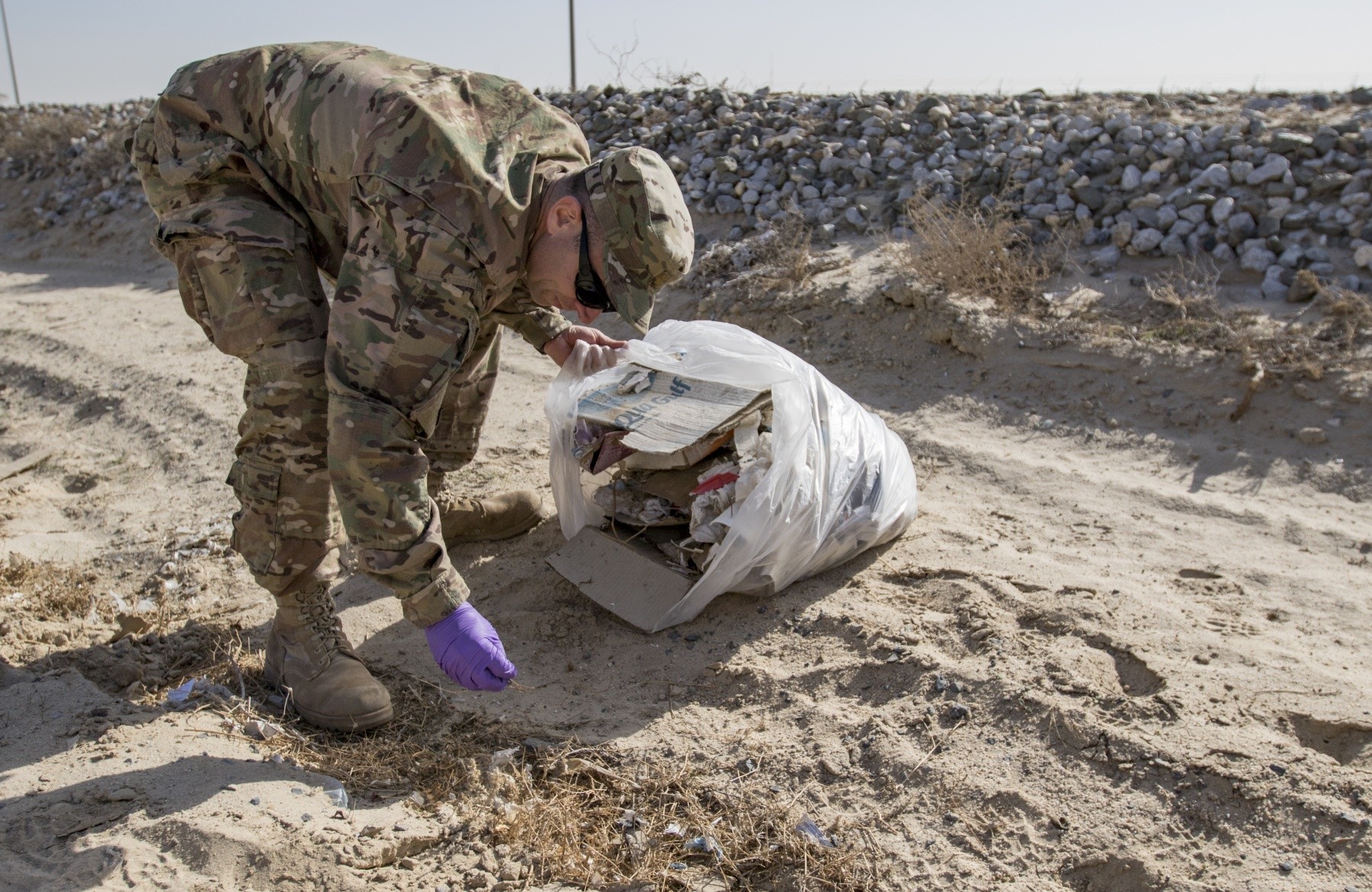 Deployed Soldiers Clean up Camp Article The United States Army