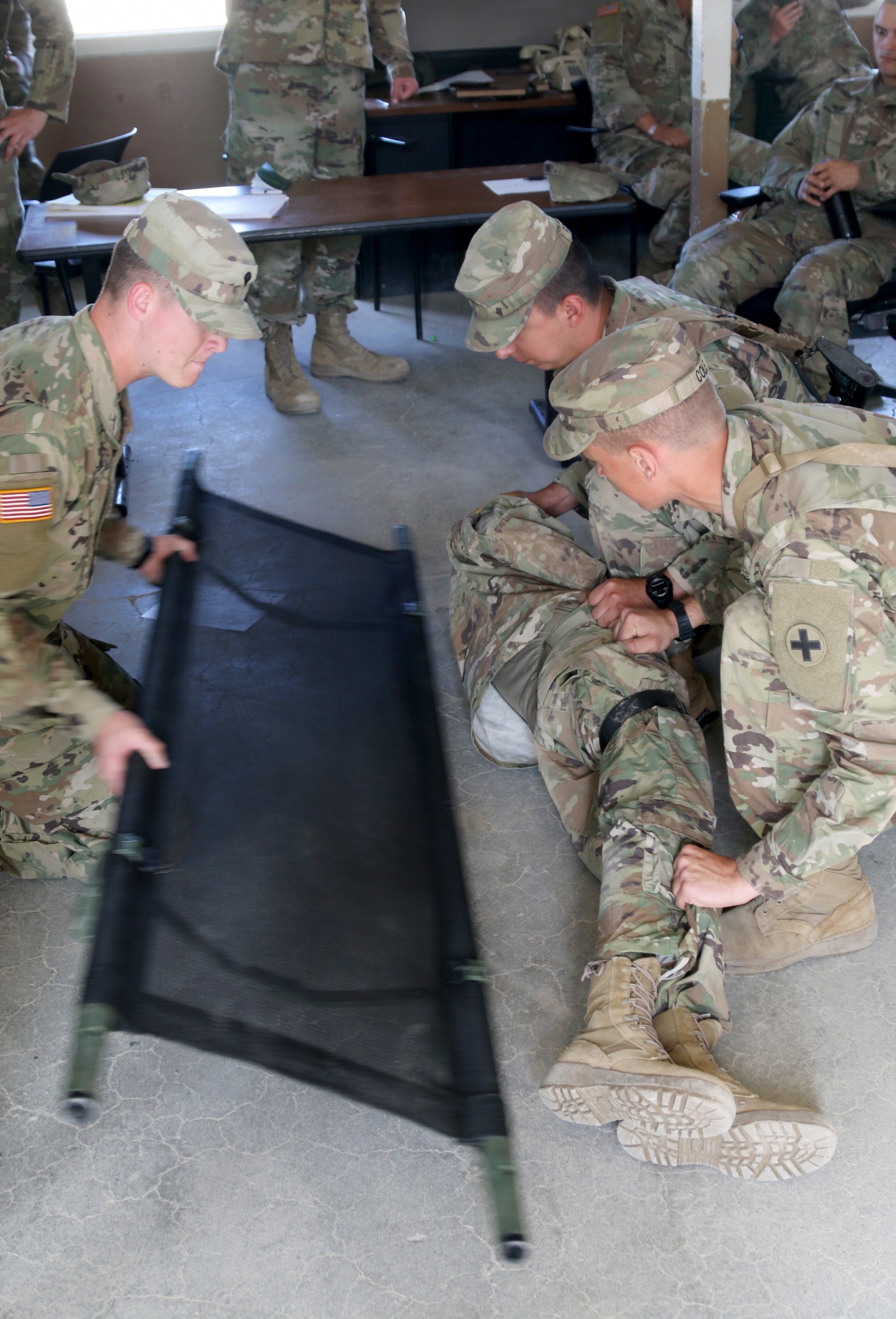 Rising Thunder Guardsmen expand skills with combat lifesaver training
