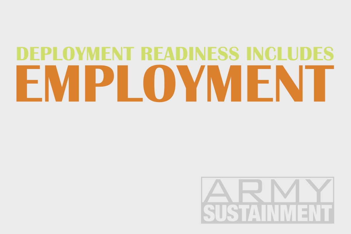 Deployment Readiness Includes Employment Employed Troops Essential to