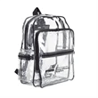 Promotional Clear Vinyl Deluxe Backpack Everything Promo