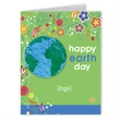 Earth Day Card with Seed Paper Shape Stock Design Series Everything