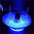 Promotional Large White Plastic LED Illuminated Light Up Ice Bucket