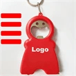 Promotional 4 in 1 Tape Measure Bottle Opener LED Light with Key Chain