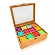 Promotional 12 Compartments Bamboo Tea Bag Box Everything Promo