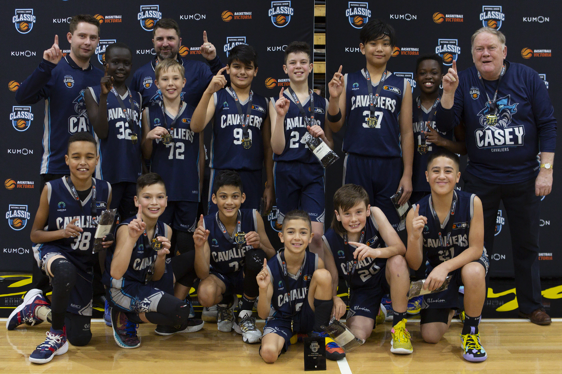 Kumon National Junior Classic medal winners