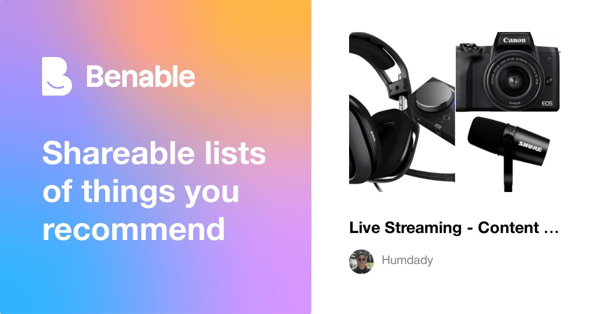 Live Streaming Content Creator Essentials (Beginners + Upgrades)
