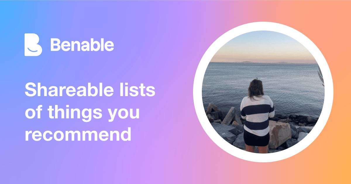 Everything @Taylor_harper (Taylor harper) recommends - Benable