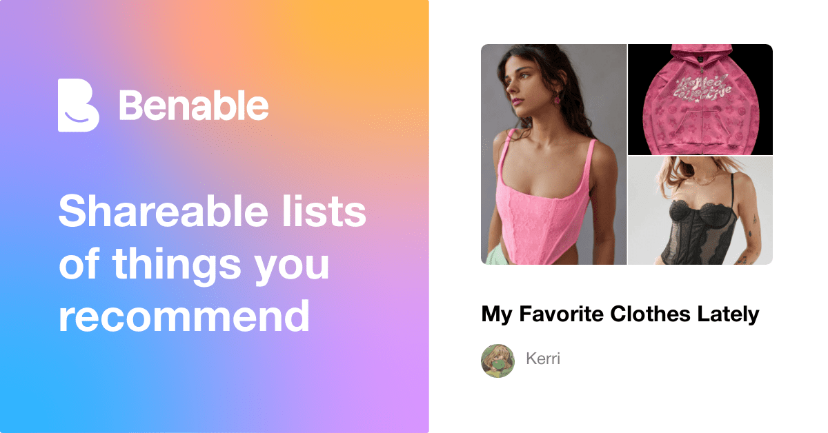 My Favorite Clothes Lately