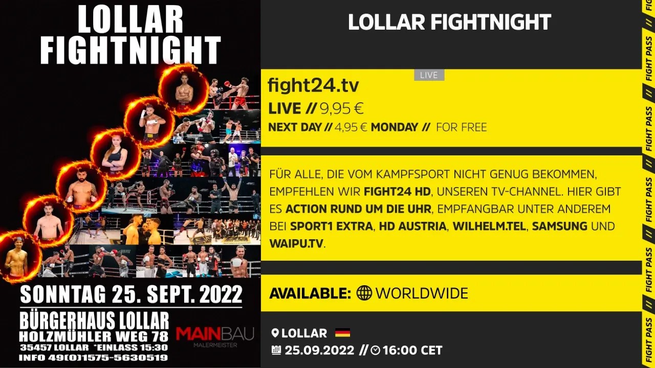 LOLLAR FIGHT NIGHT REGIONAL FIGHT NIGHT Beyond Kickboxing