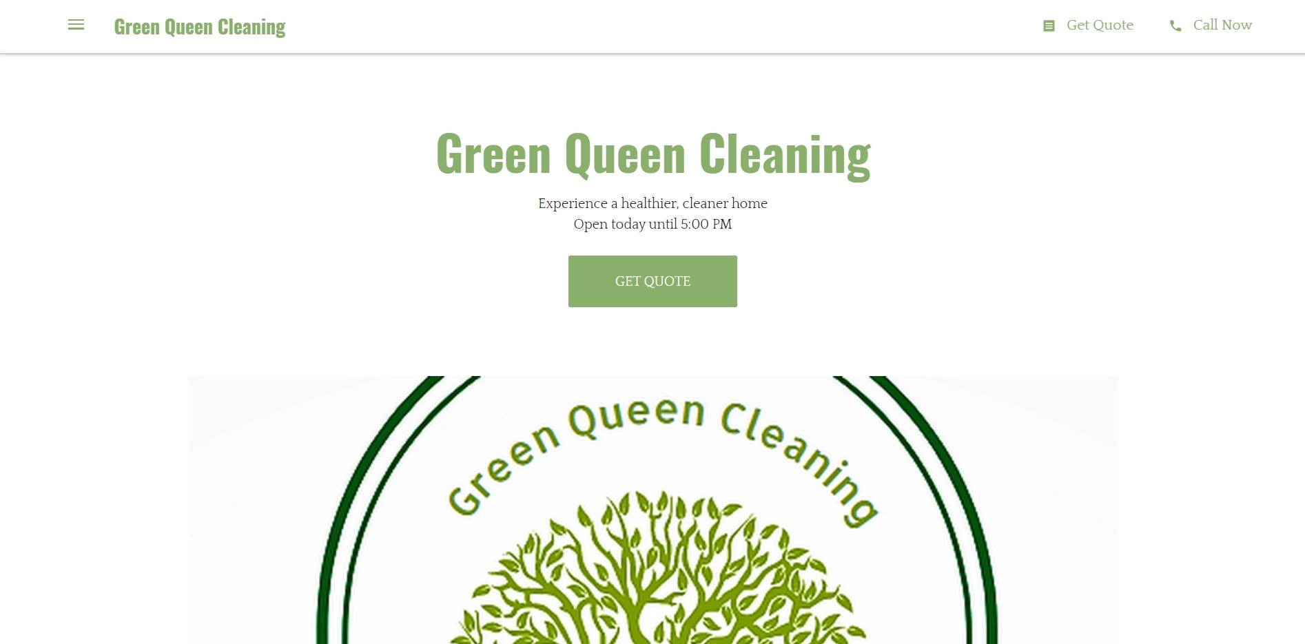 Green Queen Cleaning in Washington contact details, crypto payment methods