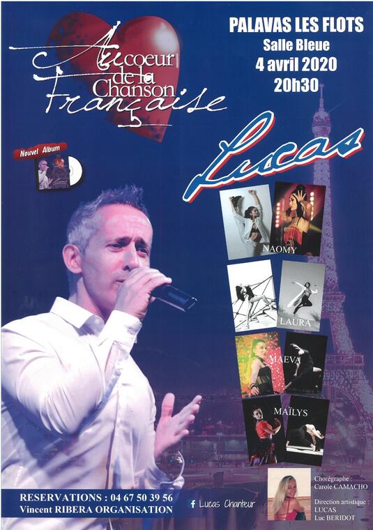 LUCAS AU COEUR DE LA CHANSON FRANCAISE 2021 (PalavaslesFlots) Office de Tourisme de