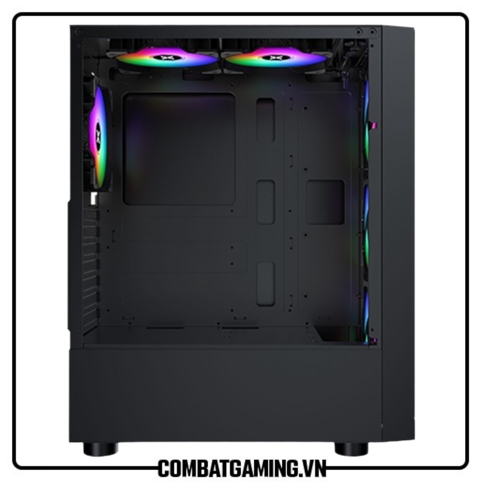 Case Xigmatek Duke 3F (Sẵn 3 Fan Rainbow RGB)
