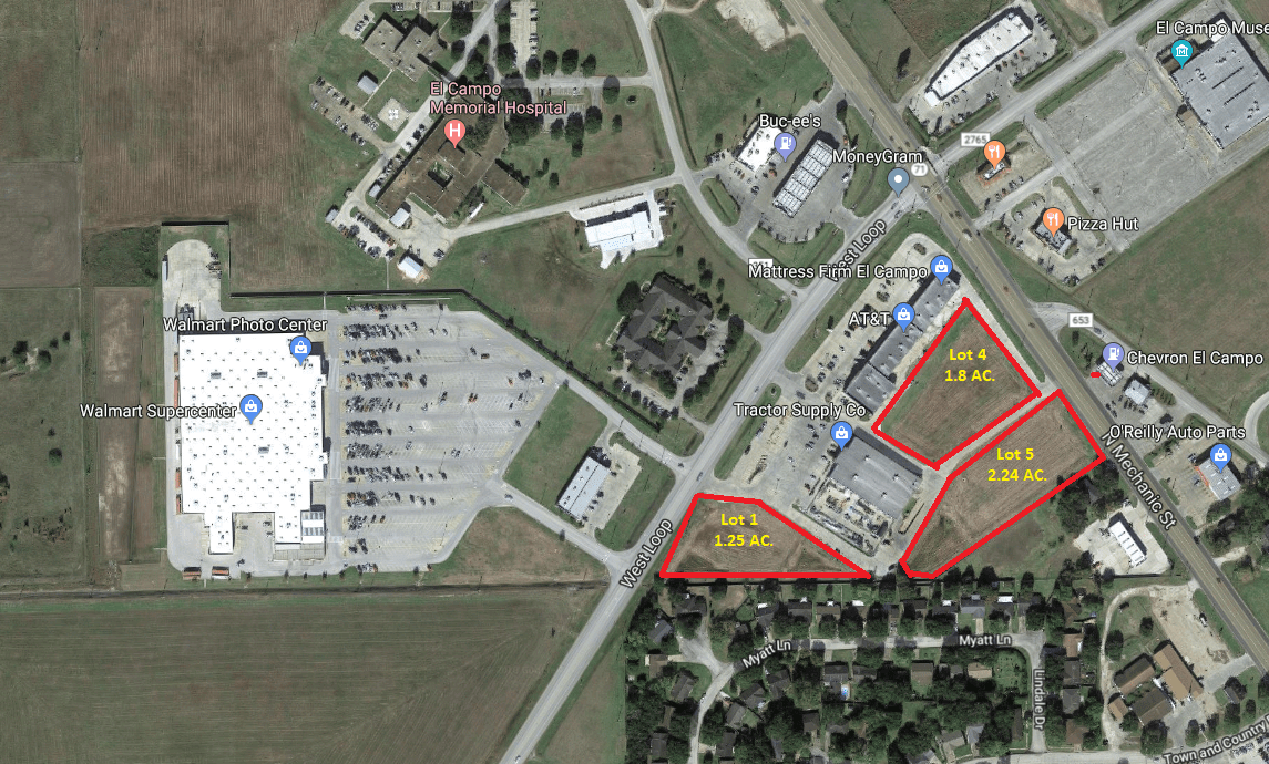 Highway 71 & FM 2765 El Campo, TX 77437 Land Property for Sale on