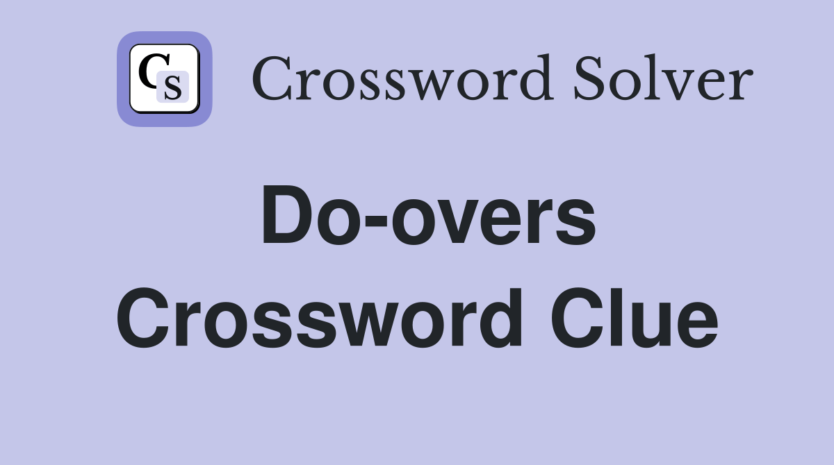 Doovers Crossword Clue Answers Crossword Solver