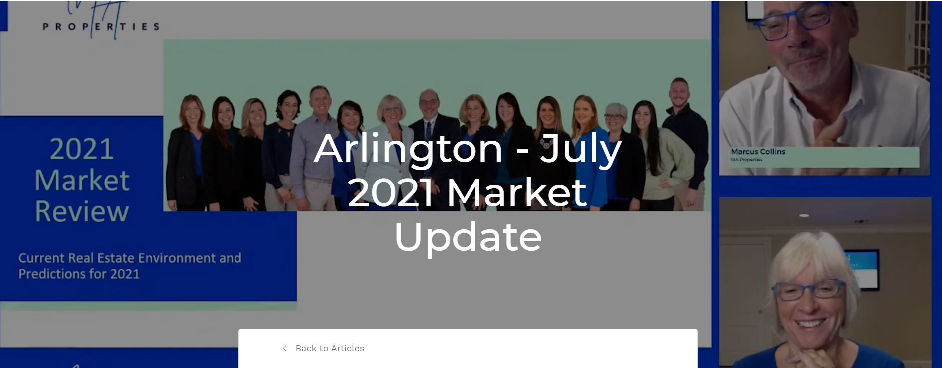 Arlington 2021 Market Update