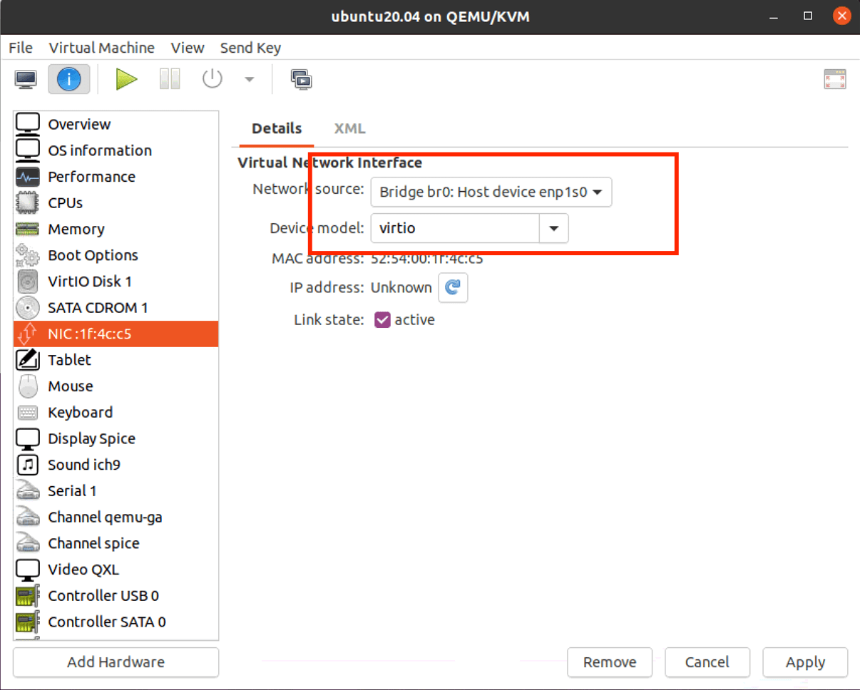 How to Setup bridged networking for KVM in Ubuntu 20.04 Devtutorial
