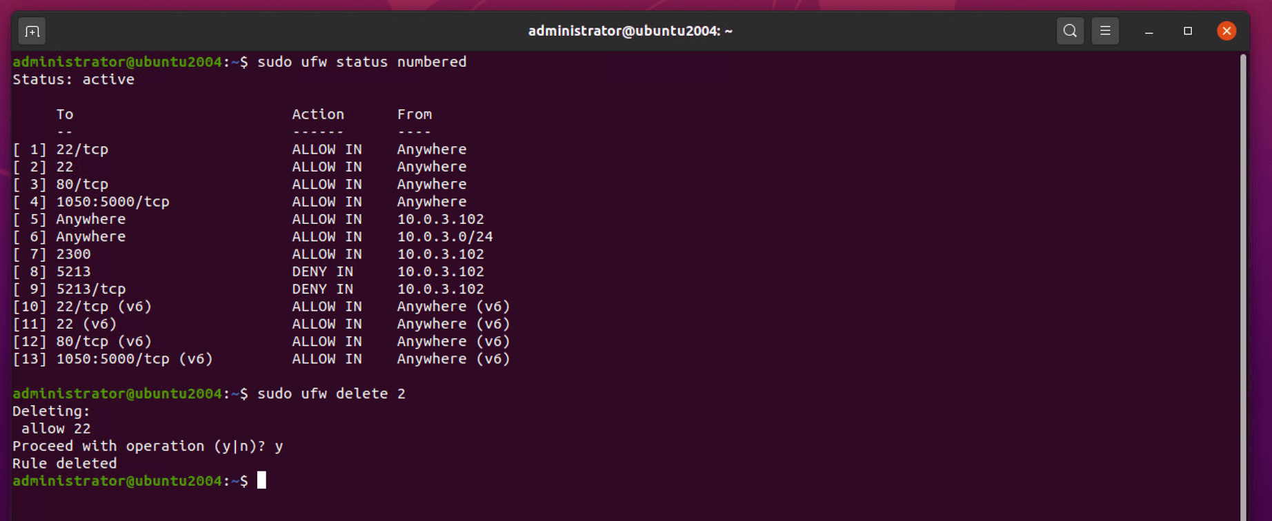 How to Set Up a Firewall with UFW on ubuntu 20.04 Devtutorial