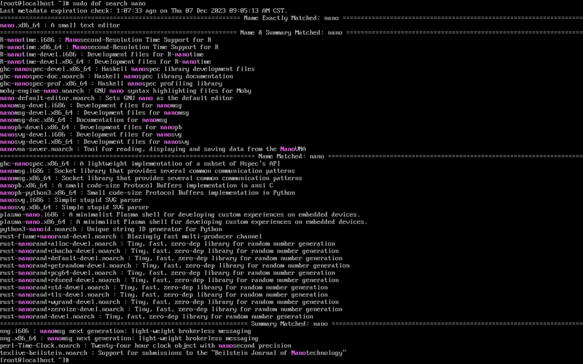How to Install nano on Fedora 39 Devtutorial