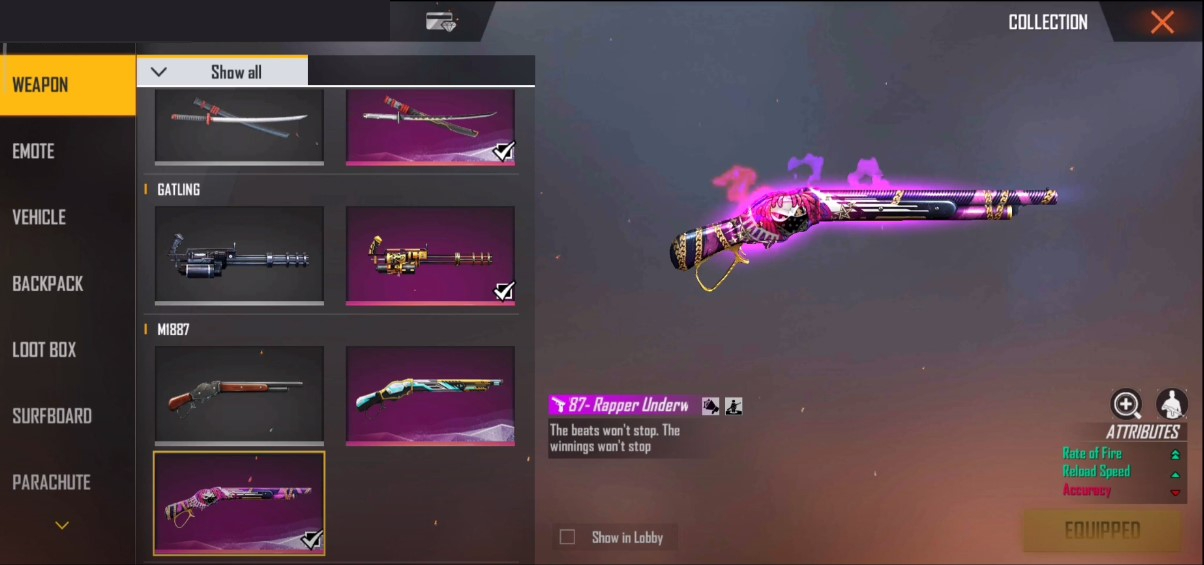 Lihat Gambar Shotgun M1887 Ff Skin Png Gambar FF