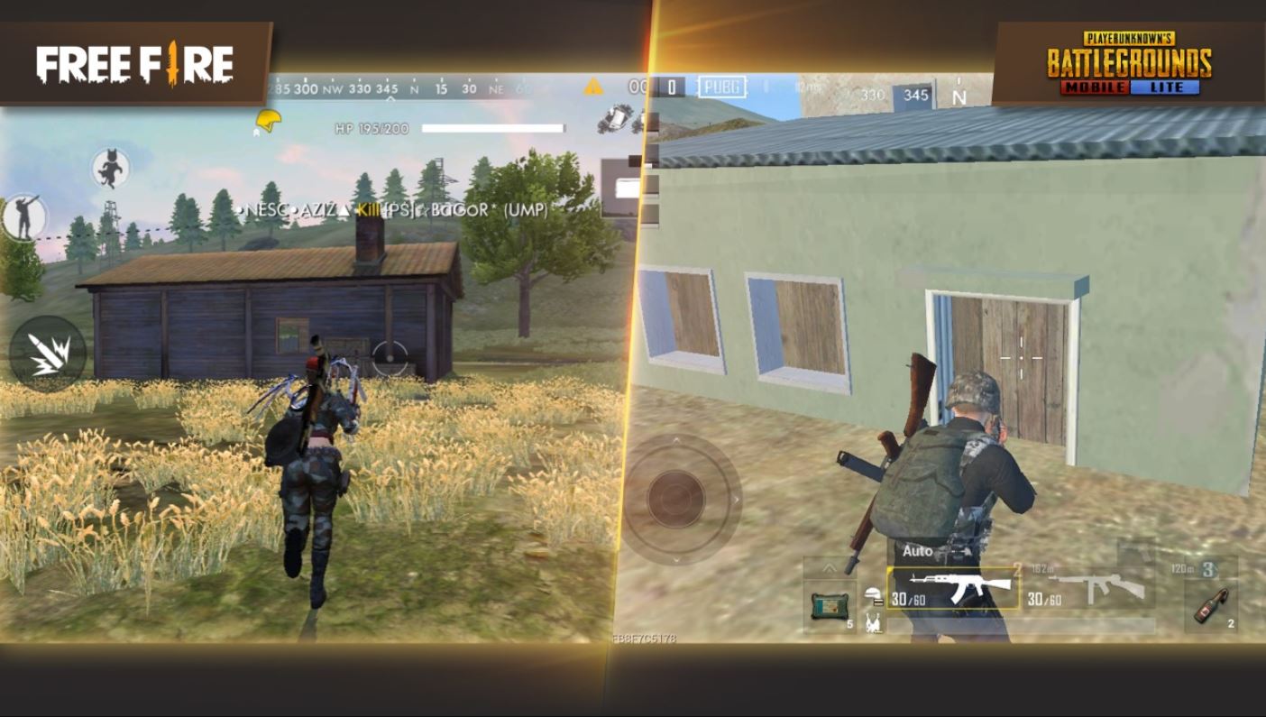 Kekurangan dan Kelebihan PUBG Mobile Lite VS Free Fire