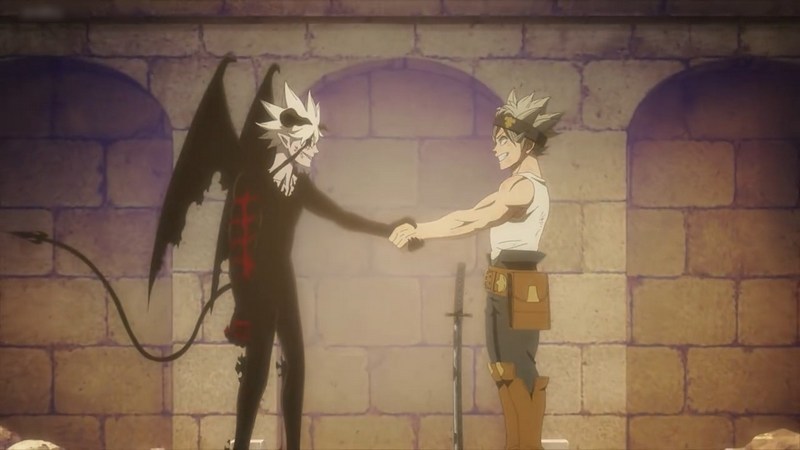 Nonton Black Clover Episode 170 Pertemanan Asta dengan Iblisnya, Liebe