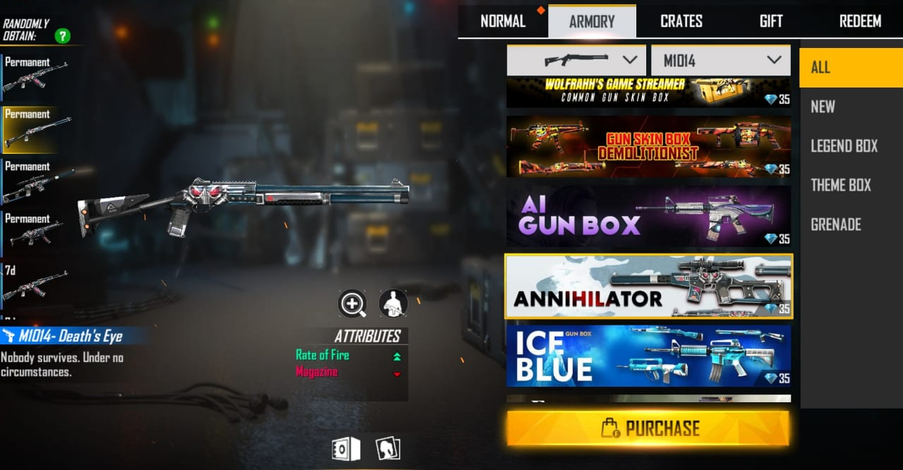 Free fire is an exceptional battle royale game, and its rank tier system regularly motivates players to get to the top. Here Are Best 5 Gun Skins For M1014 Shotgun In Free Fire Collect Them All Dunia Games