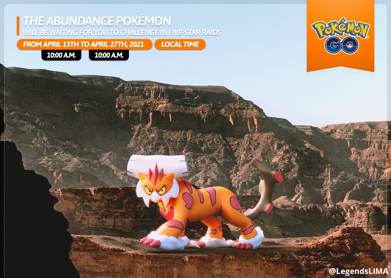 Over Power! Therian Forme Landorus Has Arrived in Pokemon GO! Dunia Games