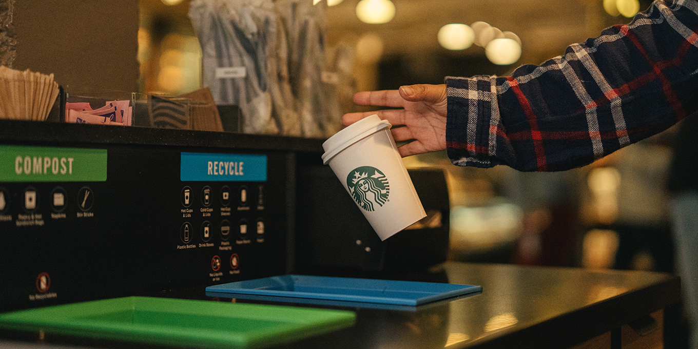 Compostable and Recyclable Starbucks Cups are Being Tested in Canada