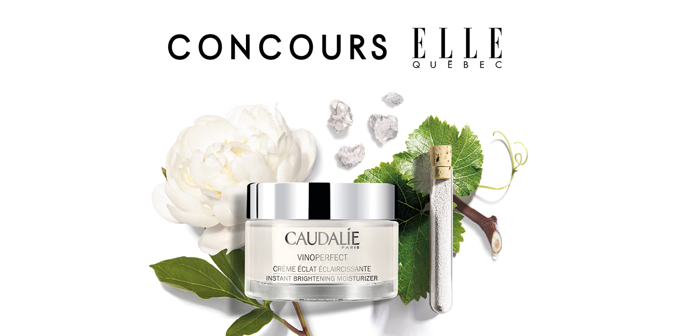À gagner la Crème Éclat Éclaircissante Vinoperfect de Caudalie Elle