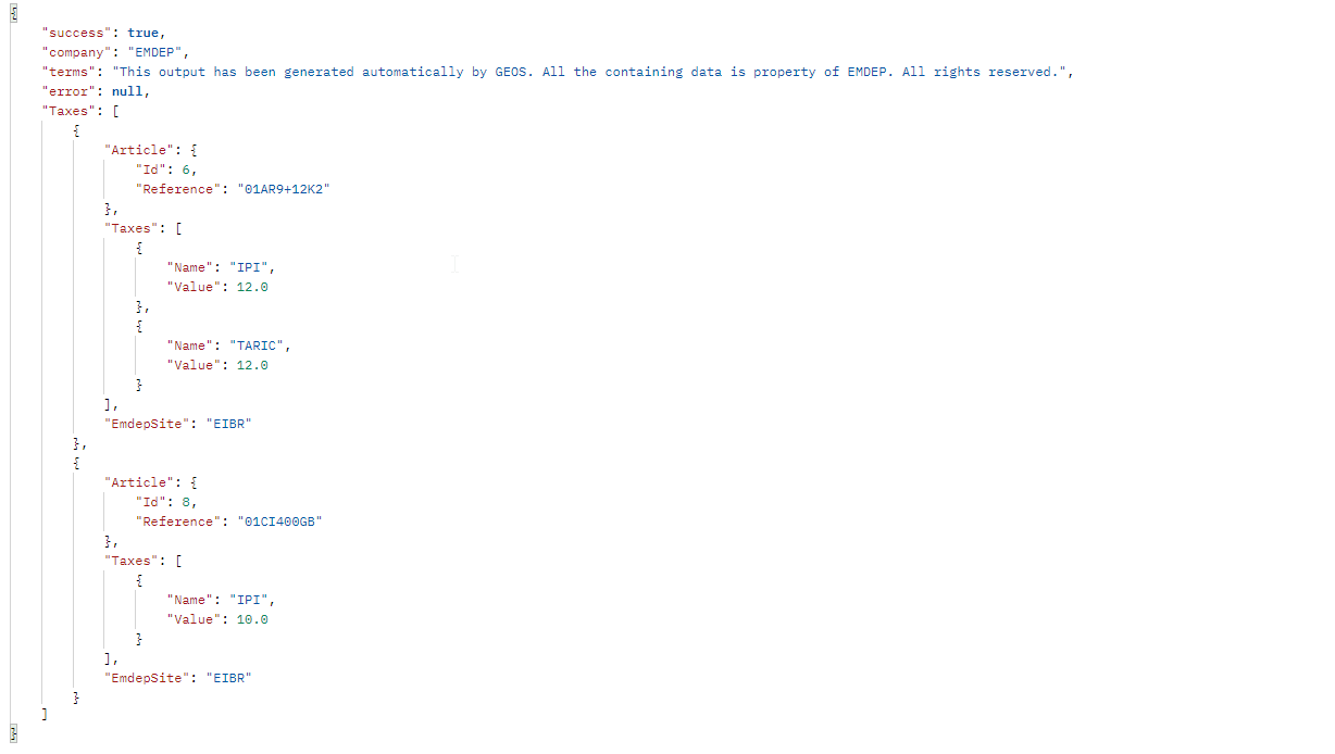 GEOS API Documentation