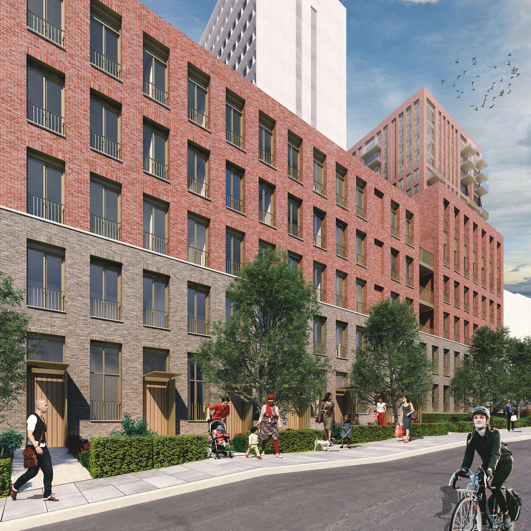 Leon Quarter, Croydon Ellis Williams Architects