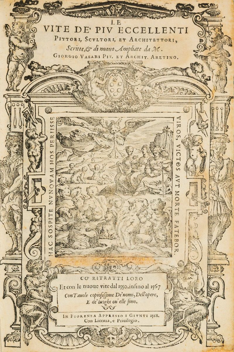 Vasari, Le vite de' piu eccellenti pittori, scultori, e