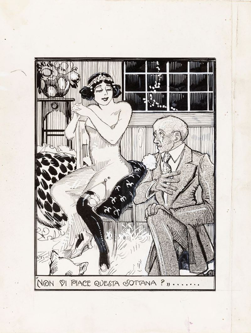 Yambo (Enrico Novelli) Le memorie di una Sciantosa 1920 Original