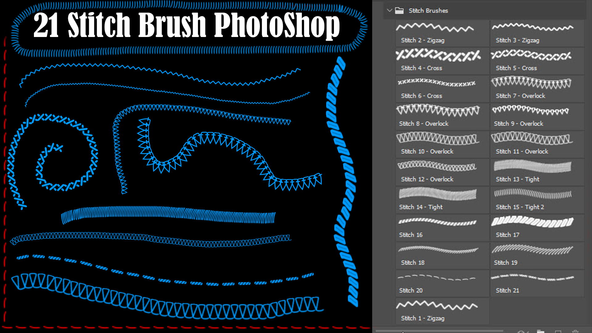 21 Stitch Brush FlippedNormals