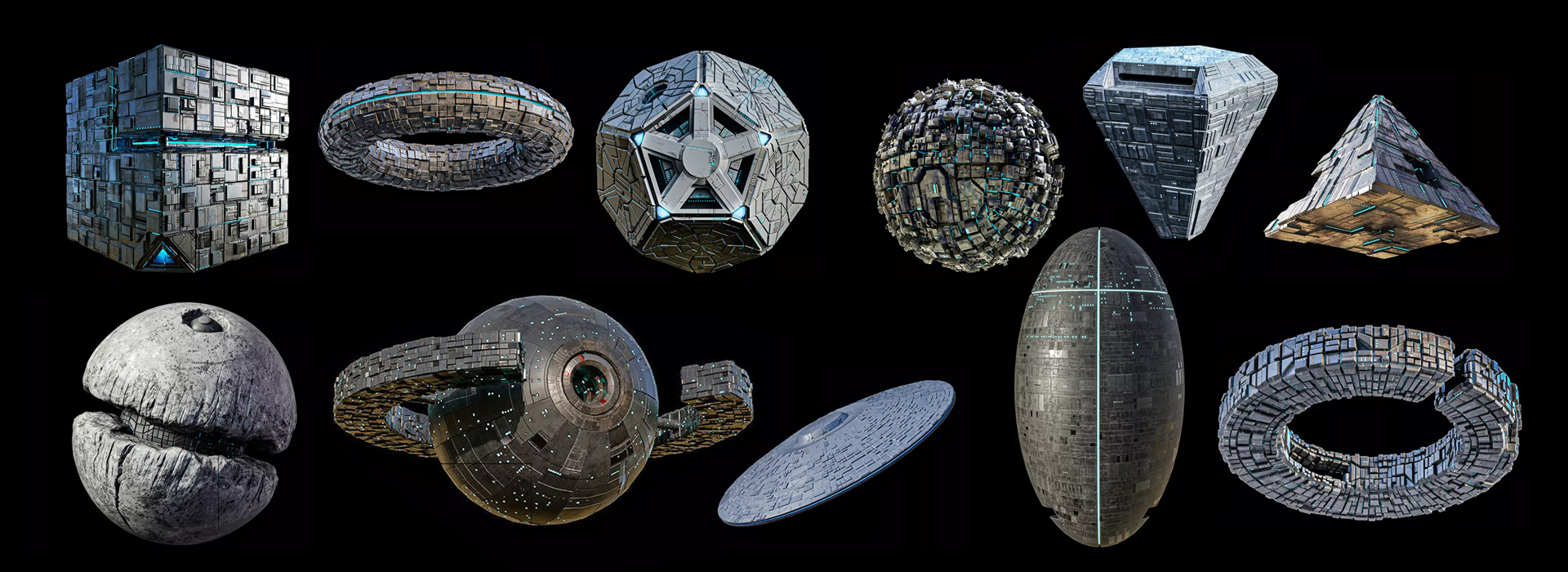 Spaceship Pack for Unreal Engine FlippedNormals