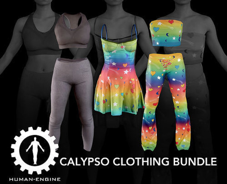 Calypso Clothing Bundle FlippedNormals