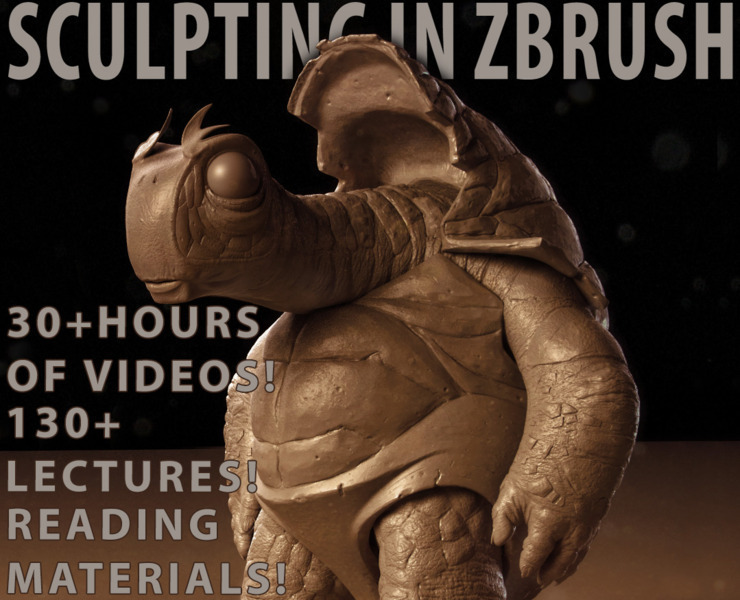 Sculpting in ZbrushUltimate course FlippedNormals