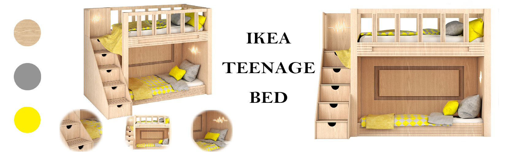 IKEA teenage bed FlippedNormals