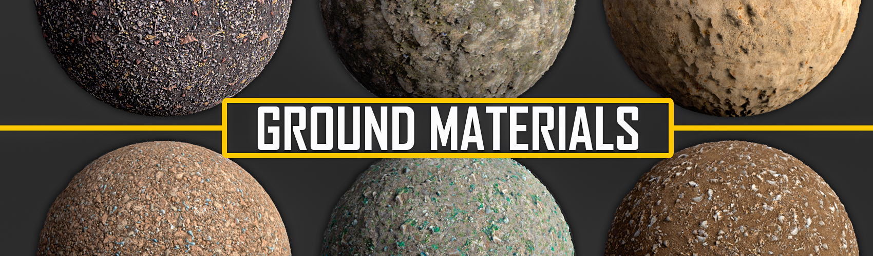 20 Ground Materials & Textures FlippedNormals