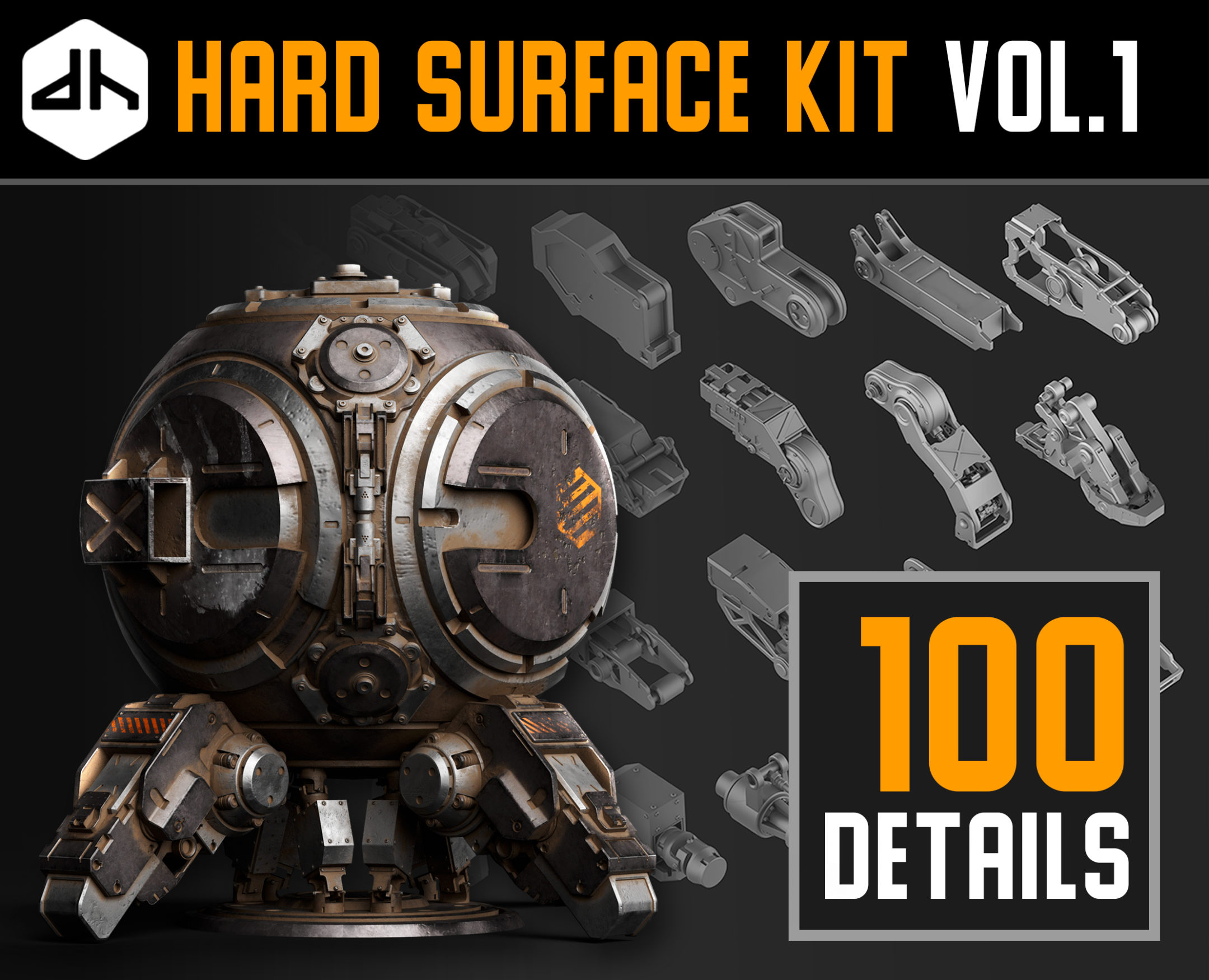 Hard Surface Kit Vol.1 FlippedNormals