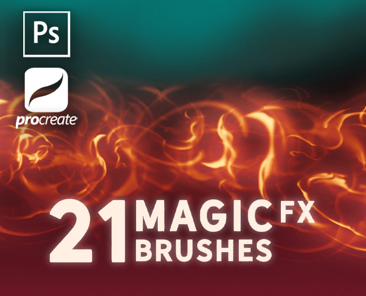 Magic FX brushes Vol FlippedNormals