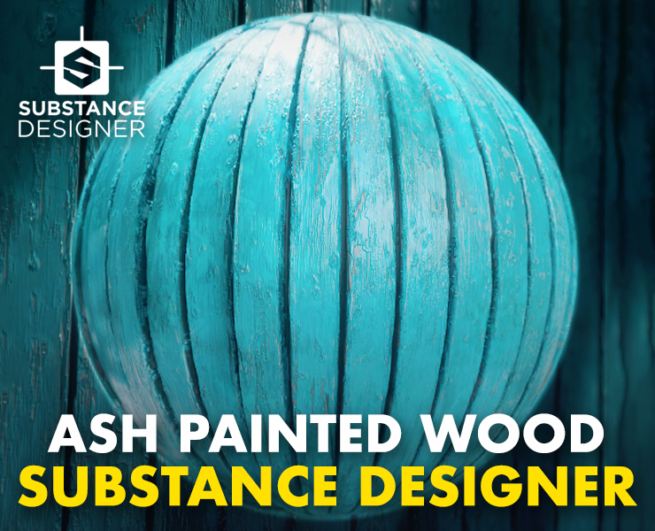Ash Painted Wood FlippedNormals