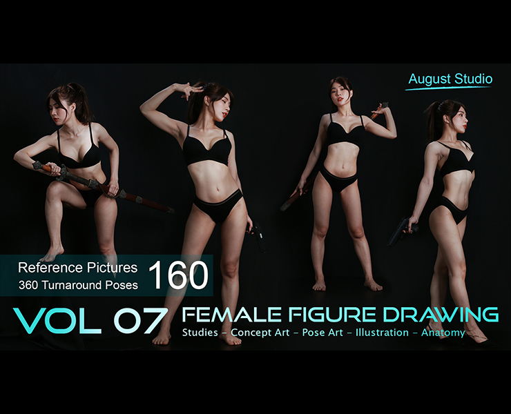 Female Figure Drawing Vol 07 FlippedNormals