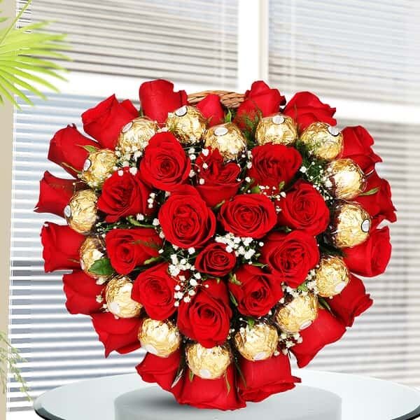 Send Flower Basket Arrangement Online FloraIndia