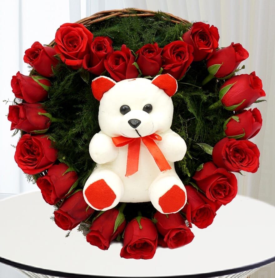 Send Flower Basket Arrangement Online FloraIndia