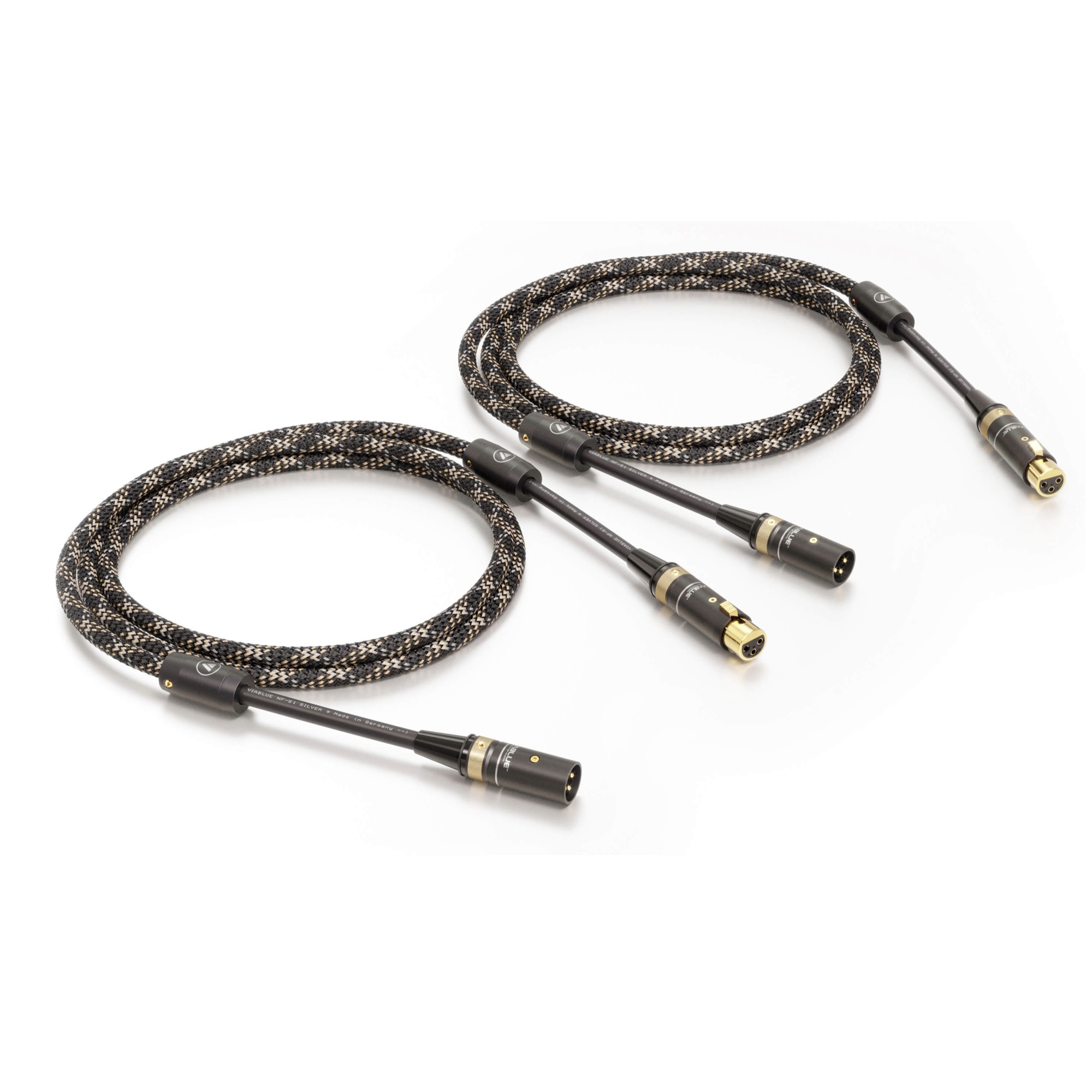 Viablue NFS1 XLR CABLES MONO (1 pair, 50cm 800cm) Gearlounge