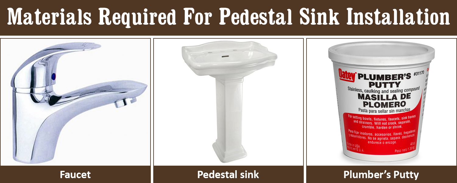 How To Install Pedestal Sinks