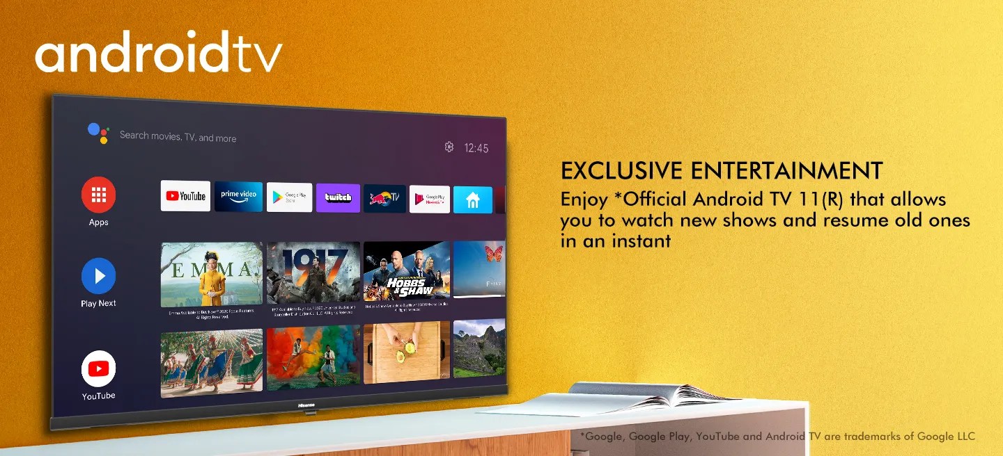 Hisense Android Smart TV (Product code '32E4G') Hisense India