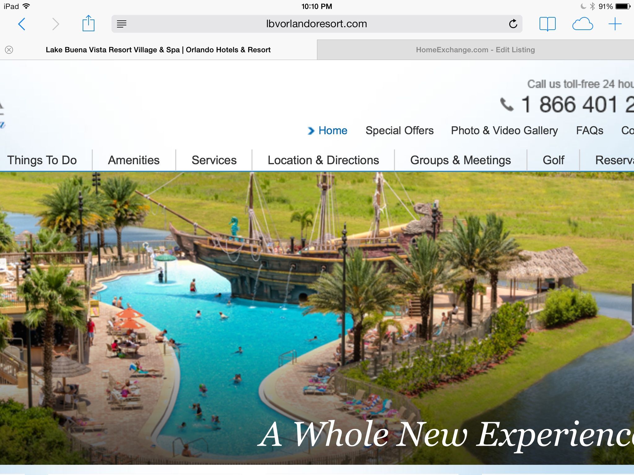 Lake Buena Vista Resort and Spa, 2 bedroom luxury condo Orlando